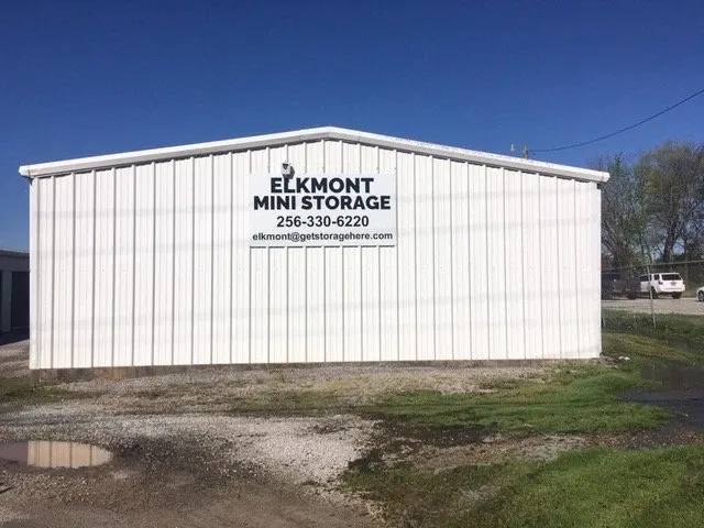 View of side of Elkmont Mini Storage building